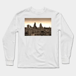 London Skyline Cityscape England Long Sleeve T-Shirt